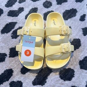 Cat & Jack Kids Sunny Yellow Sandals